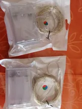 Light Garland Led-Strip Battery-Operated Christmas-Decoration Outdoor 10M 2M 5M Home