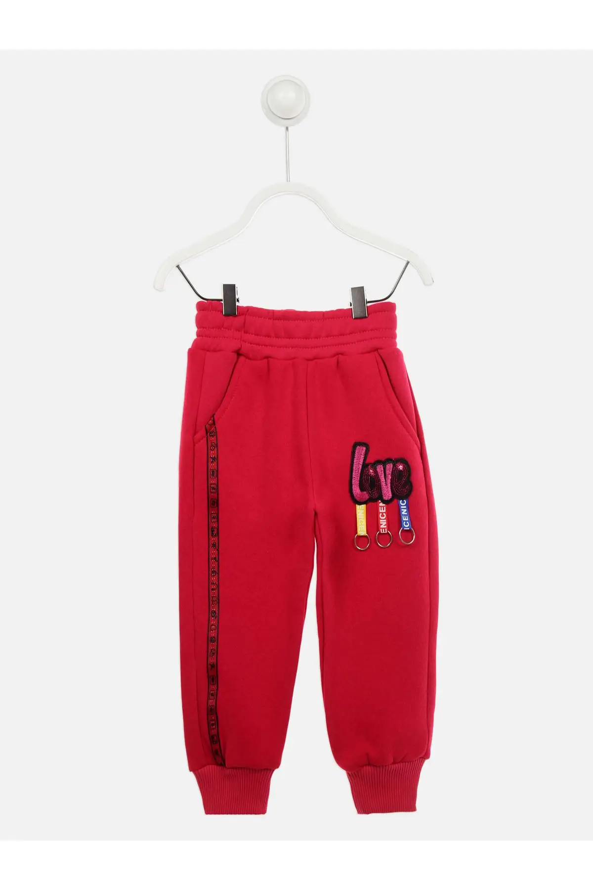 Pomegranate Flower Winter Girls Boy Sweatpants