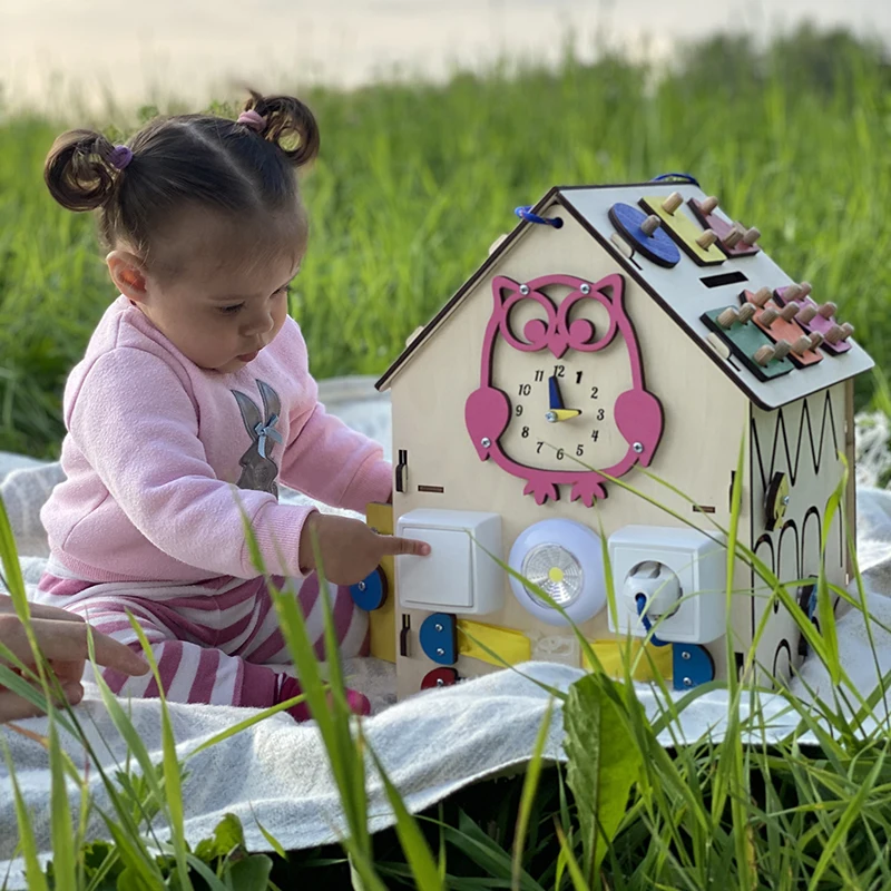 Бизиборд Бизидомик для детей AliceToys Модель 2 ► Фото 3/6