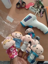 Plush-Doll Finger-Puppets Animals Hand-Cartoon Baby Theater Mini Children Educational