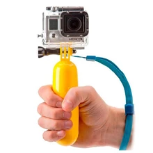 Плавающая палка для селфи для спортивной камеры желтого цвета