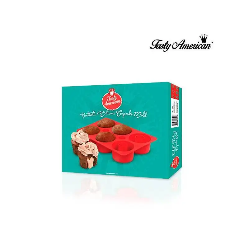 Силиконовая форма для кексов набивная вкусная американская