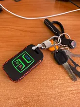 Funda de cuero con 3 botones para llave de coche, Funda de cuero colorida para Chery Tiggo llegada, funda de llave a distancia inteligente, accesorios para Interior de coche