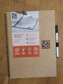 

Notebook notebook reusable erasable 9,7 "White slate drawing organizer notepad smart
