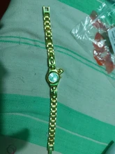 Mujer de lujo de oro real Dial cariño corazón colgante de acero inoxidable reloj de pulsera de cuarzo tiempo