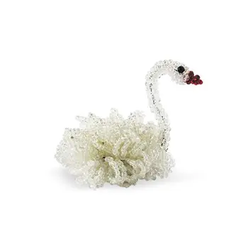 

"beading"," embroidery", "making toys","accessories", "set for beading","Rainbow beads","beads set", "pendant", "beaded toy","swan"