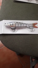 Wobblers Fishing-Tackle Hard-Bait Swimbait Sinking Bass Multi-Jointed Segments 8 Lure