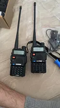 Baofeng-Receptor de radio UV-5R, de 5W/8W, con banda dual, radio cb, transceptor, 10KM, 2 unidades