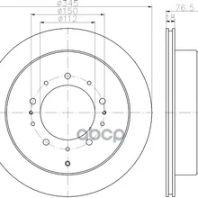Диск Тормозной Pro HELLA арт. 8DD355116-331
