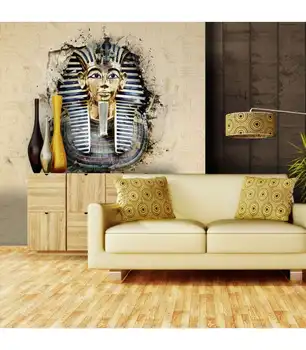 

Mural-Pharaoh full of dignity