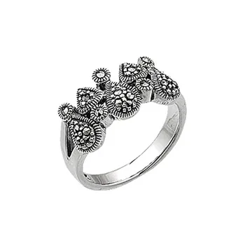 

Silver 925 Sterling Marcasite Ring