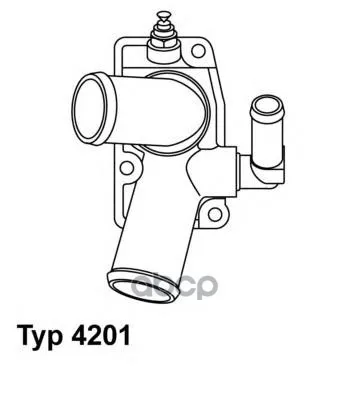 Термостат(В Корпусе) Opel: Vectra B 2.0/2.2dti 95-02 Wahler арт. 4201.92D