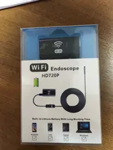 Cámara endoscópica Wifi F99 HD720P, Cable rígido suave de 8mm, 6 LED, IP67, boroscopio de inspección de coche resistente al agua para Iphone, Android y Windows