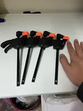 Abrazadera F para Barra de carpintería, herramienta de tornillo de mano, liberación rápida de trinquete, 4 pulgadas, 3/4/5 Uds.