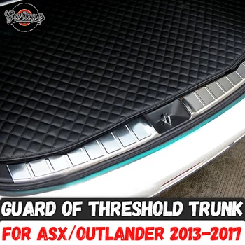 

Guard of threshold trunk case for Mitsubishi Outlander Sport 2013-2017 Stainless Steel molding 1 set / 2 pcs decoration car