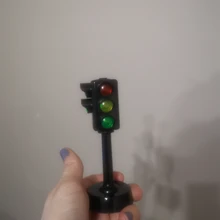 Miniseñal de tráfico con sonido LED para niños y niñas, bloques de luz de carretera con sonido LED, rompecabezas educativo de seguridad para niños, juguetes de tráfico, regalos