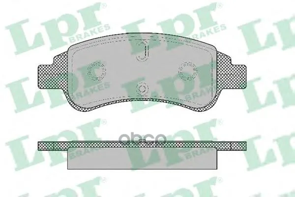 Колодки Тормозные Citroen Berlingo/C4/Xsara/Peugeot Partner Передние Lpr 05p1327 Lpr арт. 05P1327