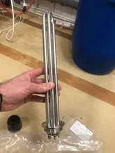 220V/380V 2 tri clamp 64mm-brida de 3KW/4 5KW/6KW/9KW/12KW SUS304 cerveza elemento de calefacción