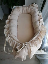 Cama nido para bebé de 50x90cm, cuna de algodón para recién nacido, cuna de bebé, colchón de encaje, nido de cuna extraíble para bebé