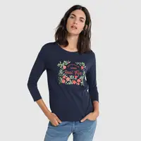 Camiseta con print d