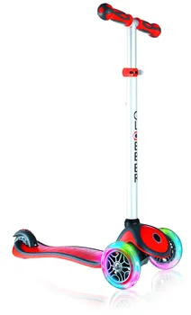 

Three-wheeled scooter Globber Primo plus lights, Red