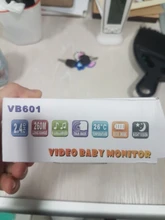 VB601 Video Monitor de bebé inalámbrico 2,0 LCD Babysitter 2 vías hablar visión nocturna temperatura seguridad Nanny Cámara 8 canciones de cuna