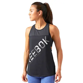 

Tank Top Women Reebok WOR GRAPHIC MESH TANK Black (Usa size)