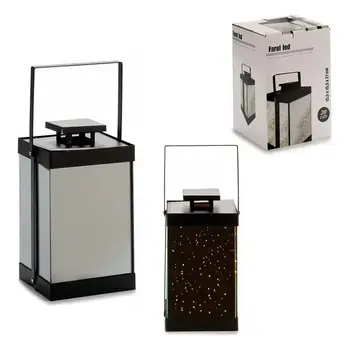 

LED Lantern Black Metal Metal Mirror 20 (15,5 x 27 x 15,5 cm)