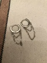 Pendientes de oro con cadena larga de plata para mujer, aretes de Plata de Ley 925, joyería de plata de moda coreano nuevo 2020 oorbellen