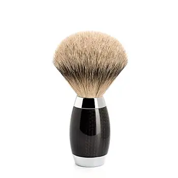 

Razor brush badger Tip Silver carbon Mühle