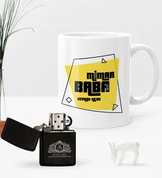 

Personalized Custom Architect Father Gasoline Lighter and Mug Seti-2