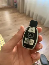 TPU cuero funda de control remoto de coche Protector de cubierta para Mercedes Benz C G M R S clase W204 W212 W176 GLC DE LA CIA GLA AMG accesorios de coche