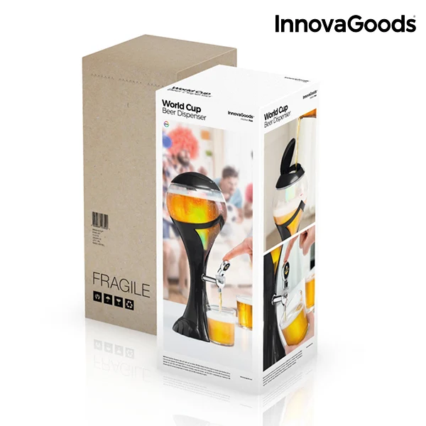 Диспенсер для пива с светодиодный World Cup InnovaGoods