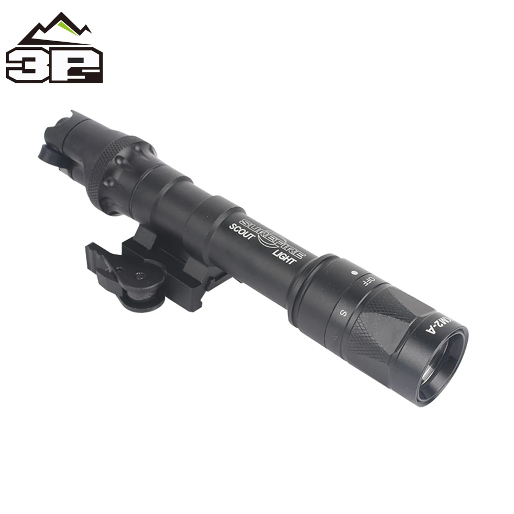 

2019 New Tactical Flashlight SF M622V Scout Light wDS07 Switch Assembly & ADM Mount Airsoft torch Hunting Weapon Lights WEX447