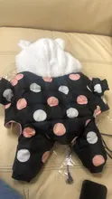 Dog Overalls Clothing Puppy Winter Coat Hoodie Pet-Dog Cotton Thicken Dot for Small Big-Polka-Dot