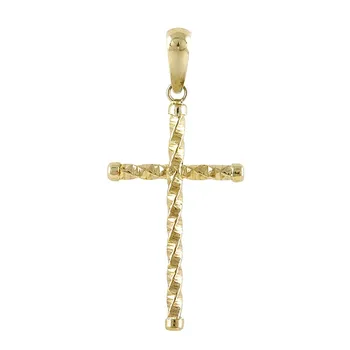 

Cross 18k Yellow Gold model Crossings Measurement: 21x13x1,5mm.