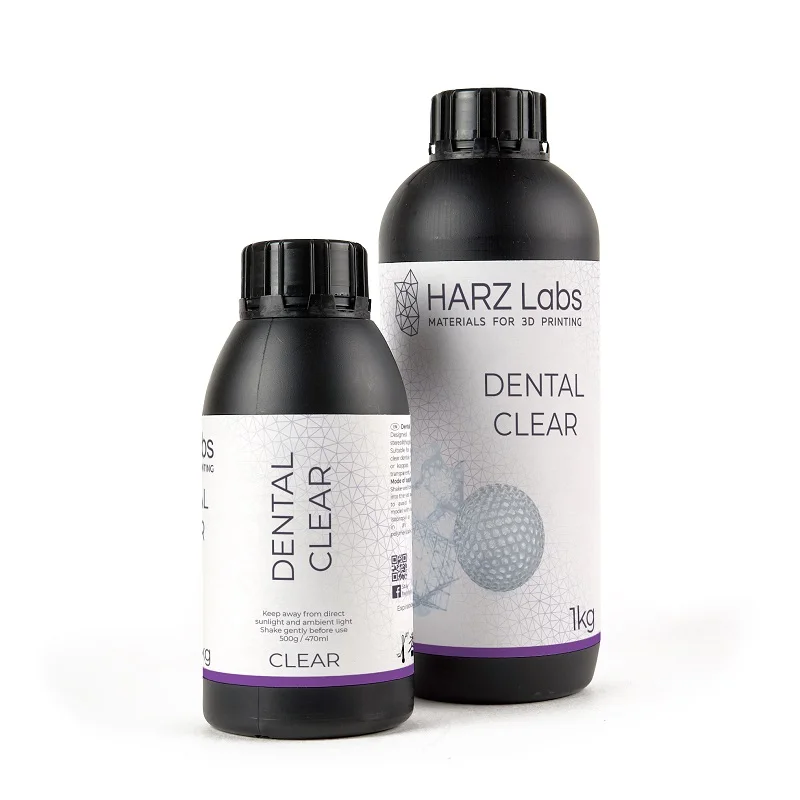 Материал для 3D Печати УФ Dental Clear смола Harz labs фотополимер принтеров DLP/lcd|Материалы