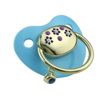 

Blue Color Daisy Pattern Gold Spout 01-610-CEMZ121