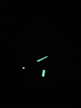 Miuksi-Reloj de mano verde superluminoso, plateado y dorado, movimiento NH35 NH36