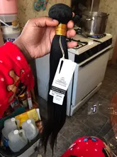 Extensiones de cabello humano liso con cierre, cabello Remy brasileño tejido, 3, 4 mechones, 30, 32, 34 y 36 pulgadas