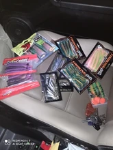 Wokotip-señuelo suave de pesca, cebo de 10cm/10g, 4 unids/set para pesca de sábalo, lubina, cola en T, equipo de aparejos de pesca