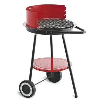 

Coal Barbecue with Wheels Algon Black Red (ø 43 cm)