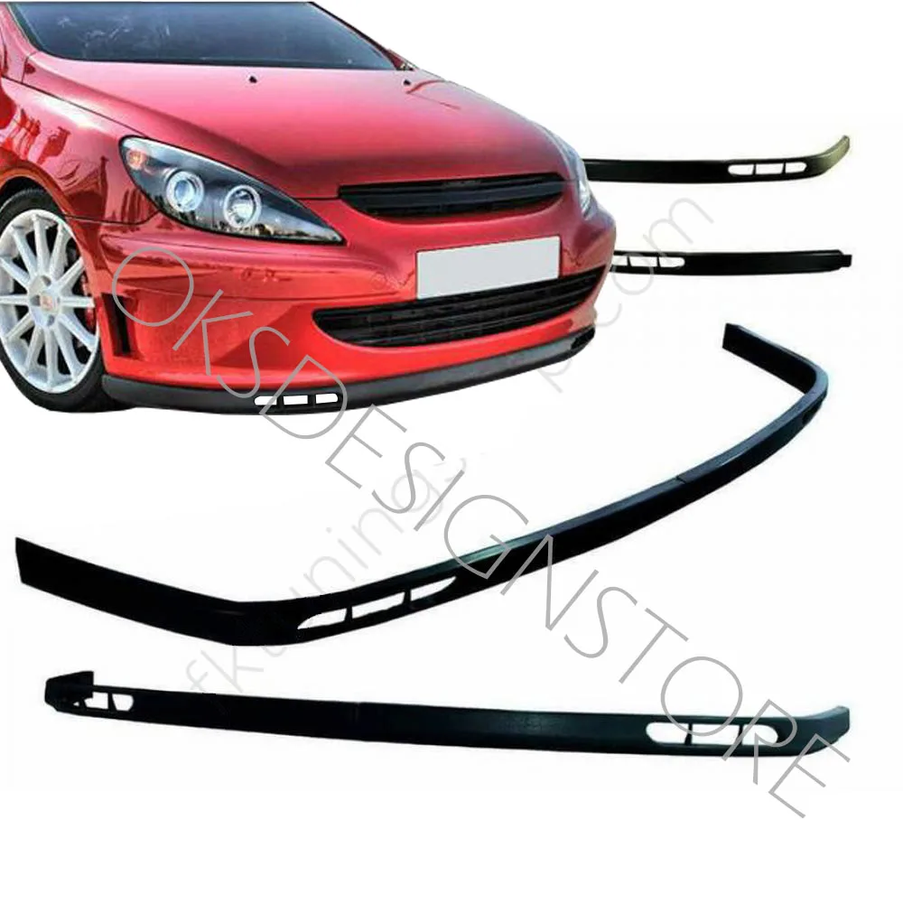 

For Peugeot 307 - Lag Style Front Bumper Euro Spoiler Lip Universal