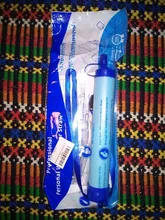 Purificador de agua para exteriores, para acampar, senderismo, supervivencia, portátil, filtro de agua