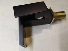 Faucet Sink-Tap Led-Waterfall Bathroom-Basin Hot-Water-Mixer Single-Handle Color Cold