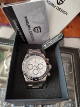 PAGANI Design-Reloj de cuarzo deportivo para Hombre, cronógrafo de lujo, de acero inoxidable, zafiro, resistente al agua, nuevo, 2021