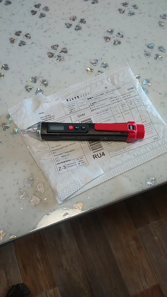 Отзыв о товаре ANENG VC1010 вольтметр цифровой тестер индикатор напряжения тестер напряжения Цифровые датчики напряжения переменногопостоянного тока умная бесконтактная ручка измерительный прибор индикаторная отвёртка вольтметры от пользователя V***y