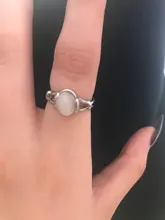 Anillo de Saga Bella Opals de crepuscular, chapado en plata, moda, novedad, película clásica Simple, joyería para mujer, venta al por mayor