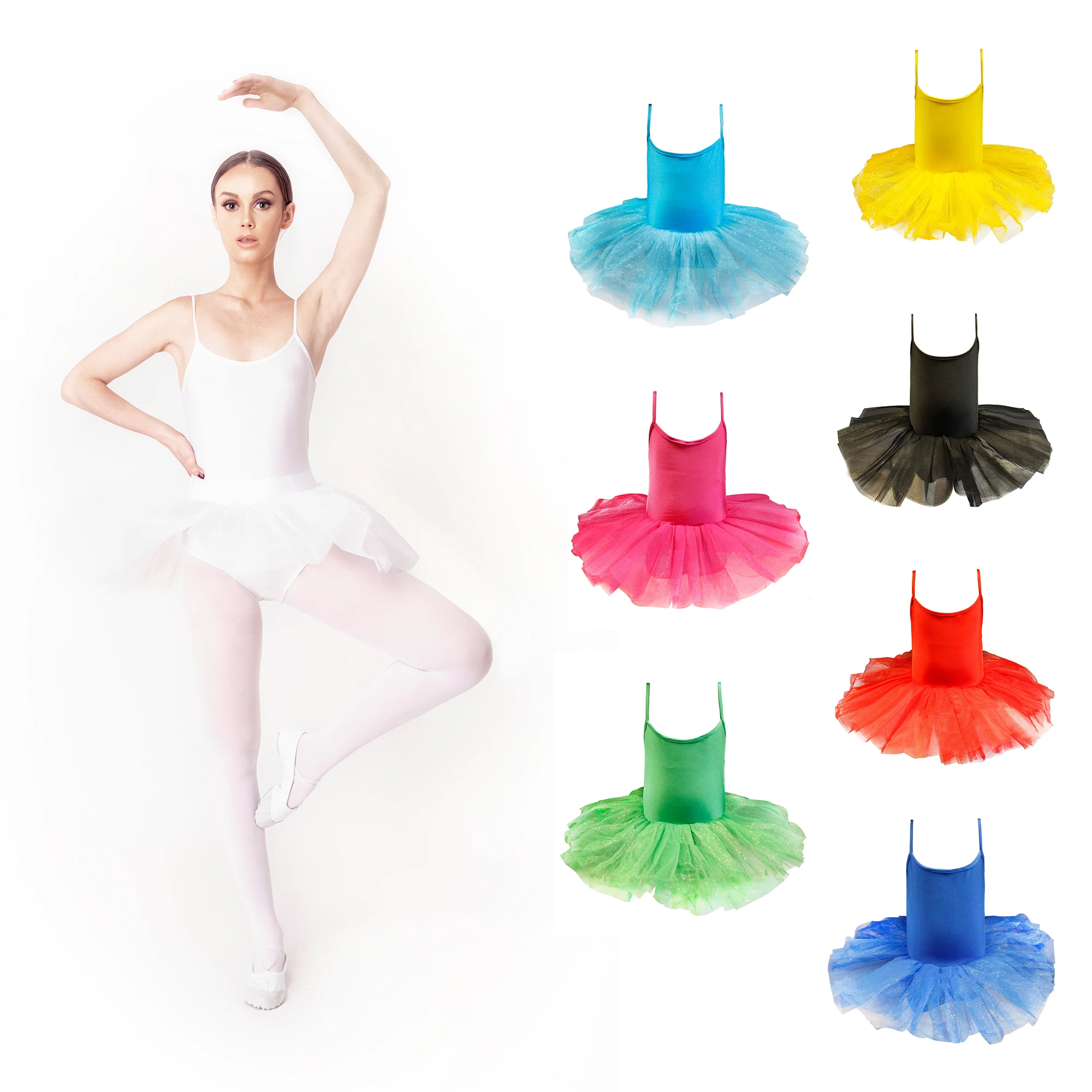 Ballet skirt dance girl elastic woman | Carnavalife, fine suspenders Tutu dress dance gymnastics dance