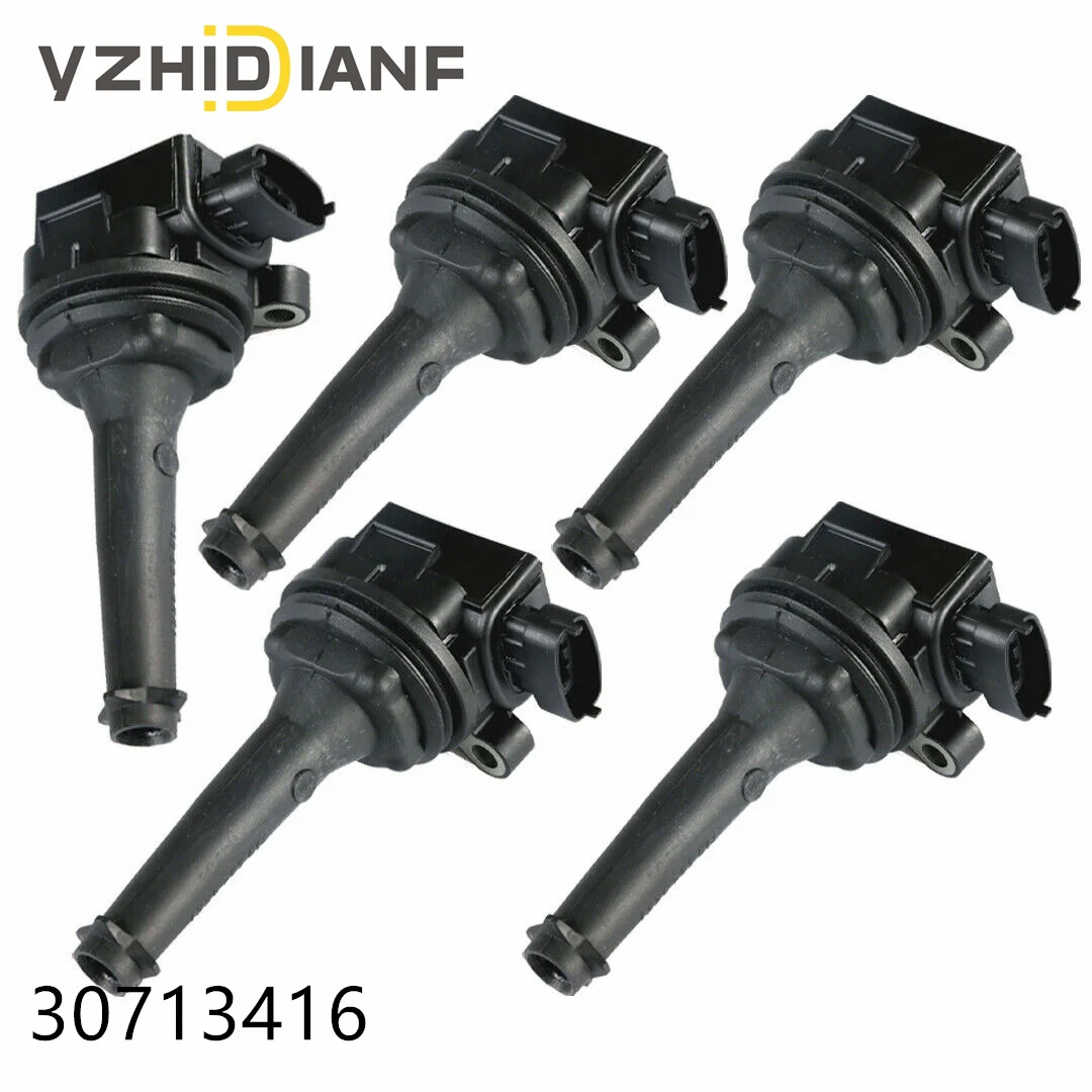 

1x катушка зажигания 0221604008 для Volvo- C70 S60 S70 S80 V70 XC90 2,3 2,4 2.5L L5 L6 1996-2012 9125601 UF341 30713416